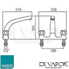 VADO AST 153CD CP Astra Spare Parts Diagram