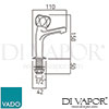 VADO AST 156CD CP Astra Spare Parts Diagram