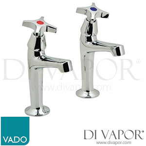 VADO AST-256/CD-C/P Astra Cross High Neck Kitchen Taps Pillar Style - Deck Mounted Spare Parts