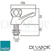 VADO AST 306 CP Astra Spare Parts Diagram