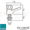 VADO AST 336 CP Astra Spare Parts Diagram