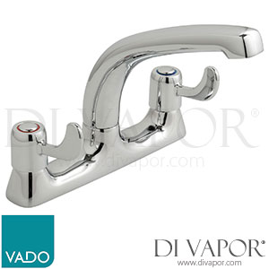 VADO AST-353-C/P Astra Lever 2 Hole Kitchen Tap Deck Mounted with Swivel Spout Spare Parts