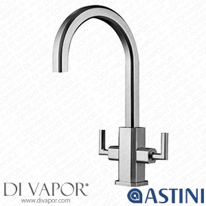 Astini Celeste Twin Lever Stainless Steel Kitchen Sink Mixer Tap Spare Parts