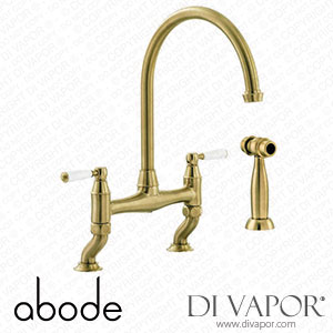 Abode AT3074 Astbury Bridge Mixer with Independent Handspray in Forged Brass Spare Parts