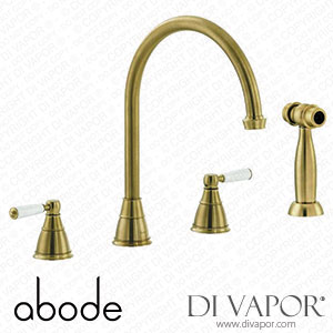 Abode AT3075 Astbury 3 Part Mixer with Independent Handspray in Forged Brass Spare Parts