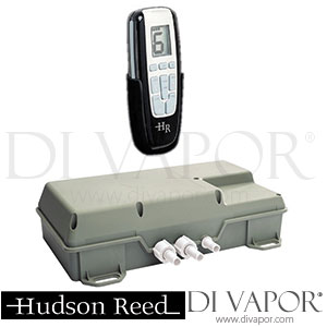 Hudson Reed AX323-A3168 I-Flow Remote Digital Shower with Ceiling Fed Slider Rail Kit Low Pressure Spare Parts