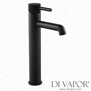 Arezzo Fluted Round Matt Black High Rise Mono Basin Mixer Tap Spare Parts