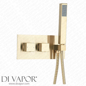 Arezzo Brushed Brass Square Concealed Thermostatic 2-Way Shower Valve with Handset - AZ51VHBB Spare Parts