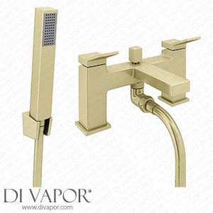 Arezzo Leva Bath Shower Mixer incl. Shower Kit Brushed Brass - AZ741BB Spare Parts