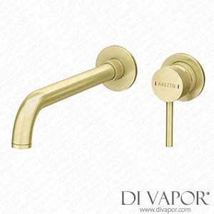 Arezzo Fluted Round Brushed Brass Wall Mounted (2TH) Basin Mixer Tap - AZ8WTBBF Spare Parts