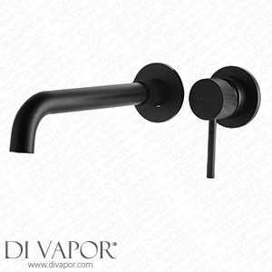 Arezzo Fluted Round Matt Black Wall Mounted (2TH) Basin Mixer Tap - AZ8WTMBF Spare Parts