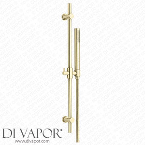 Arezzo Brushed Brass Modern Slide Rail Kit with Pencil Shower Handset - AZBB8SR Spare Parts