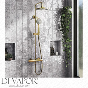 Arezzo Round Thermostatic Shower - Brushed Brass - AZBBRD3 Spare Parts