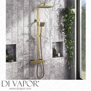 Arezzo Square Thermostatic Shower - Brushed Brass - AZBBSQ2 Spare Parts