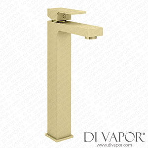 Arezzo Square Brushed Brass High Rise Mono Basin Mixer Tap Spare Parts