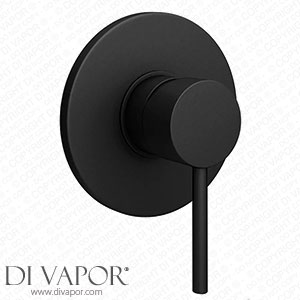 Arezzo Matt Black Round Concealed Manual Shower Valve - AZBKMSV Spare Parts