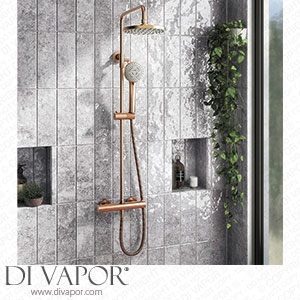 Arezzo Round Thermostatic Shower - Brushed Bronze - AZBRZRD3 Spare Parts