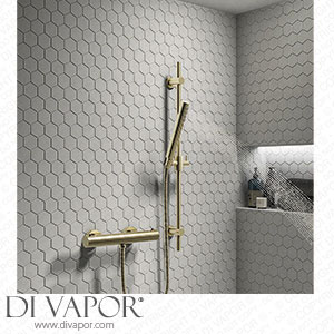 Arezzo Brushed Brass Round Bar Shower Valve incl. Slide Rail Kit with Pencil Handset - AZBVP80BB Spare Parts