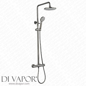 Arezzo Round Thermostatic Shower - Gunmetal Grey - AZGMRD3 Spare Parts