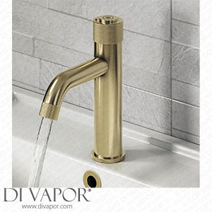 Arezzo Brushed Brass Industrial Style 1-Touch Basin Tap Spare Parts