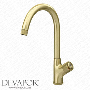 Arezzo Brushed Brass Industrial Style 1-Touch Kitchen Mixer Tap Spare Parts