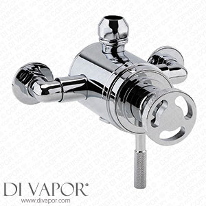 Arezzo Chrome Industrial Style Exposed Dual Shower Valve - AZISDUALE Spare Parts