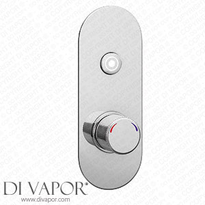 Arezzo Chrome Industrial Style Push Button Shower Valve (1 Outlet) - AZPB01RCH Spare Parts