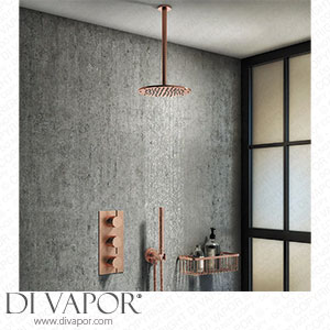 Arezzo Rose Gold Round Thermostatic Shower Pack with Ceiling Mounted Head + Handset - AZRGSPK3 Spare Parts