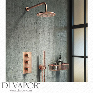 Arezzo Rose Gold Round Thermostatic Shower Pack with Wall Mounted Head + Handset - AZRGSPK4 Spare Parts