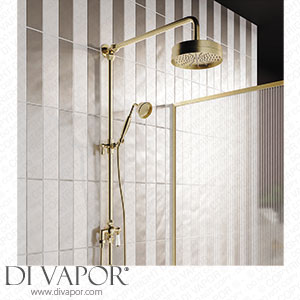 Arezzo Brushed Brass Rigid Riser Kit with Shower Head Handshower & Diverter - AZRR03BB Spare Parts