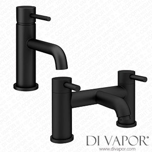 Arezzo Round Matt Black Tap Package (Bath + Basin Tap) - AZRTPK Spare Parts