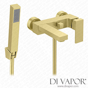 Arezzo Square Brushed Brass Wall Mounted Bath Shower Mixer Tap incl. Shower Kit - AZSBBWMBSM Spare Parts