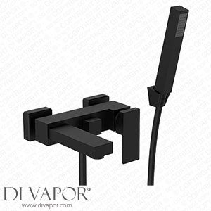 Arezzo Square Matt Black Wall Mounted Bath Shower Mixer Tap incl. Shower Kit - AZSMBWMBSM Spare Parts