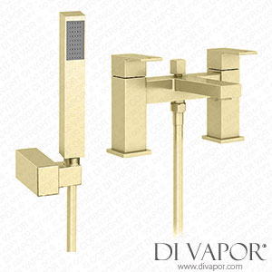 Arezzo Square Brushed Brass Bath Shower Mixer incl. Shower Kit - AZSQBSMBB Spare Parts