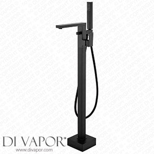 Arezzo Square Matt Black Floor Mounted Free-standing Bath Shower Mixer - AZSQFSMB Spare Parts