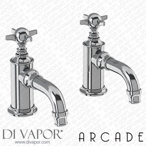 Arcade Chrome Basin Pillar Tap with Levers Spare Parts