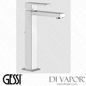 Gessi High Basin Mixer, Flexible Connections, With Waste (Art. 11921) Spare Parts