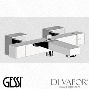 Gessi External Bath Thermostatic Mixer With Automatic Bath/shower Diverter (Art. 20111) Spare Parts