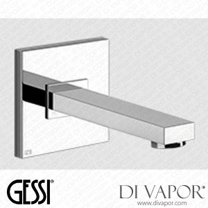 Gessi Wall-mounted Spout, Length On Request, With Separate Control (Art. 20118) Spare Parts