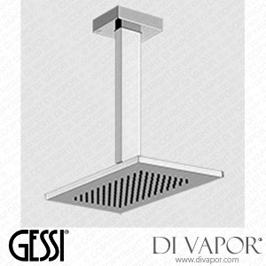 Gessi Wall-mounted Adjustable And Antilimestone Showerhead (Art. 20151) Spare Parts