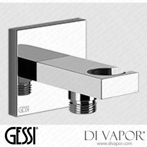 Gessi Handshower Hook With 1/2 Inch Connection Water Outlet (Art. 20161) Spare Parts