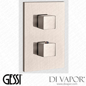 Gessi External Parts For Thermostatic Mixer, One-way Diverter (Art. 20182) Spare Parts