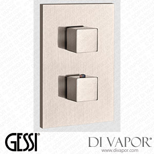 Gessi External Parts For Thermostatic Mixer, Two-way Diverter (Art. 20184) Spare Parts