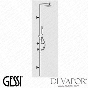 Gessi Wall-mounted Thermostatic Mixer With ?306 Showerhead, Automatic Bath/shower Diverter, 1,50 M Flexible Hose And Antilimestone Handshower (Art. 23405) Spare Parts