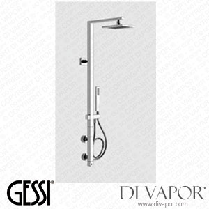 Gessi Wall-mounted Thermostatic Mixer With ?306 Showerhead, Automatic Bath/shower Diverter, 1,50 M Flexible Hose And Antilimestone Handshower (Art. 23407) Spare Parts