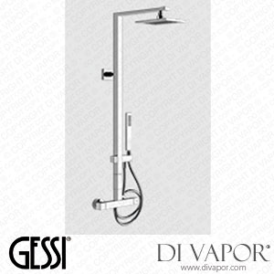 Gessi Wall-mounted Thermostatic Mixer With ?306 Showerhead, Automatic Bath/shower Diverter, 1,50 M Flexible Hose And Antilimestone Handshower (Art. 23447) Spare Parts