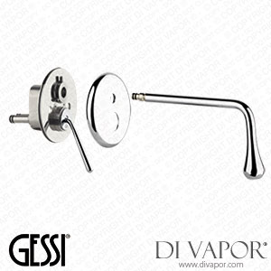 Gessi External Parts For Built-in Mixer With Spout, Without Waste (Art. 33684) Spare Parts