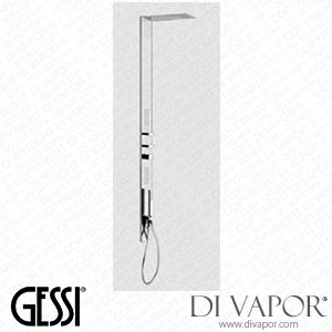 Gessi External Parts For Shower-column With Built-in Thermostatic Mixer And 3 Way Diverter (Art. 39808) Spare Parts