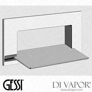 Gessi External Parts For Wall Fixing Rettangolo Waterfall Shower Spout With Separate Control (Art. 39900) Spare Parts