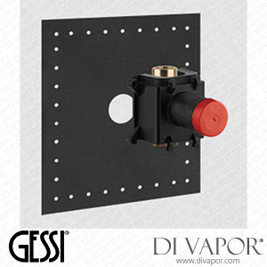 Gessi Built-in Part For Stop Valve For Thermostatic High-capacity Mixer (Art. 43283) Spare Parts